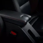 Leather-Wrapped Console Box with Armrest