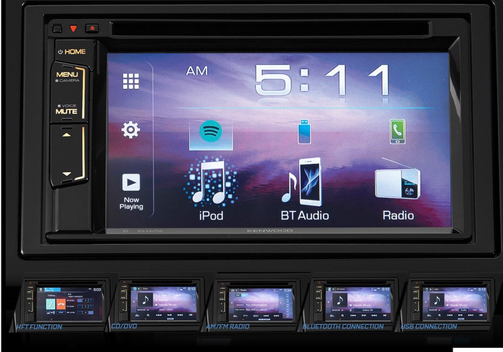6.1 Inch Touchscreen Display Audio with Bluetooth & HFT Function